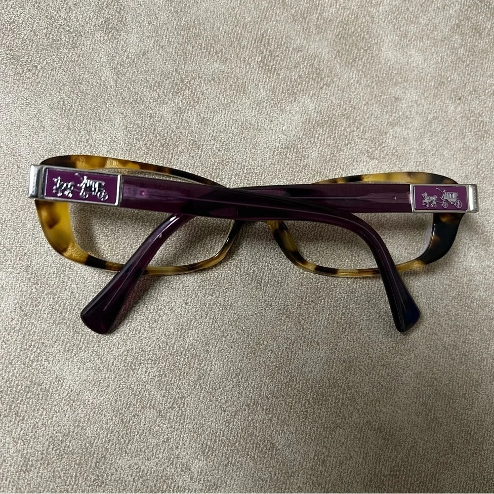 Coach 5273 (Spotty Tort/Purple) Eyeglasses